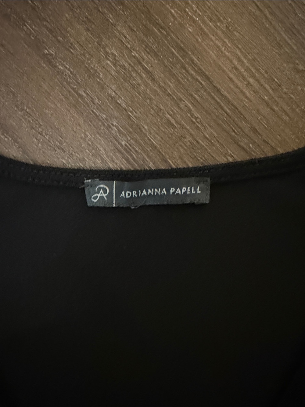 Adrianna Papell Pleated Sleeve V-Neck Tops - Black and Green - Picture 2 of 7